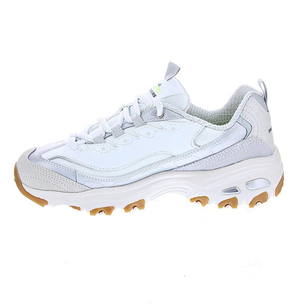 Zapatillas Skechers zapatos Mujer modelo D'Lites Dazzling Shine Blanco Cordón