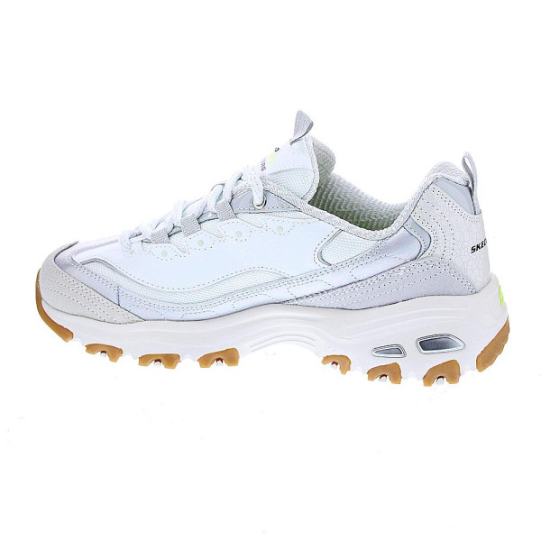 Zapatillas Skechers zapatos Mujer modelo D'Lites Dazzling Shine Blanco Cordón