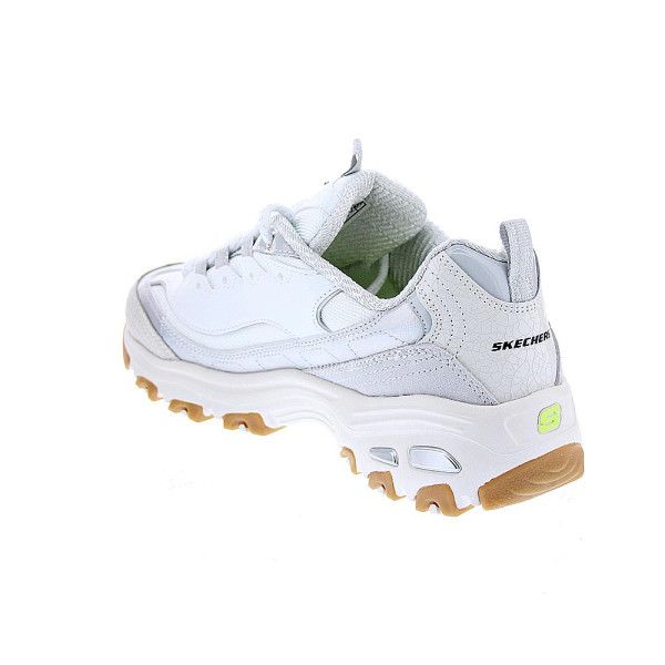 Zapatillas Skechers zapatos Mujer modelo D'Lites Dazzling Shine Blanco Cordón