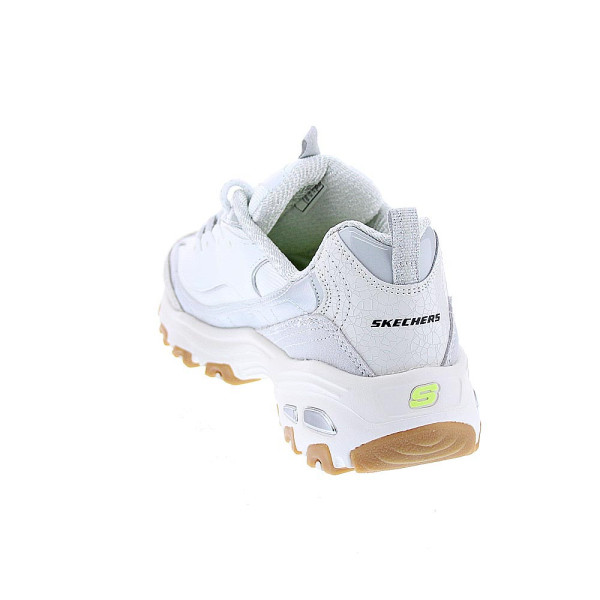 Zapatillas Skechers zapatos Mujer modelo D'Lites Dazzling Shine Blanco Cordón