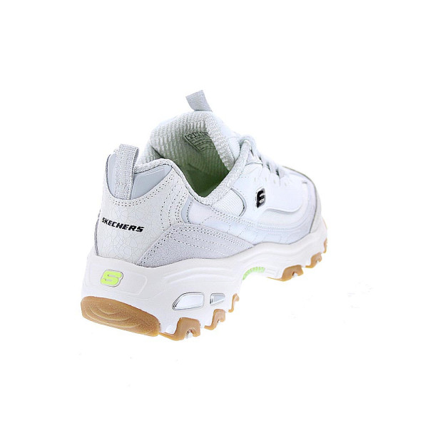 Zapatillas Skechers zapatos Mujer modelo D'Lites Dazzling Shine Blanco Cordón