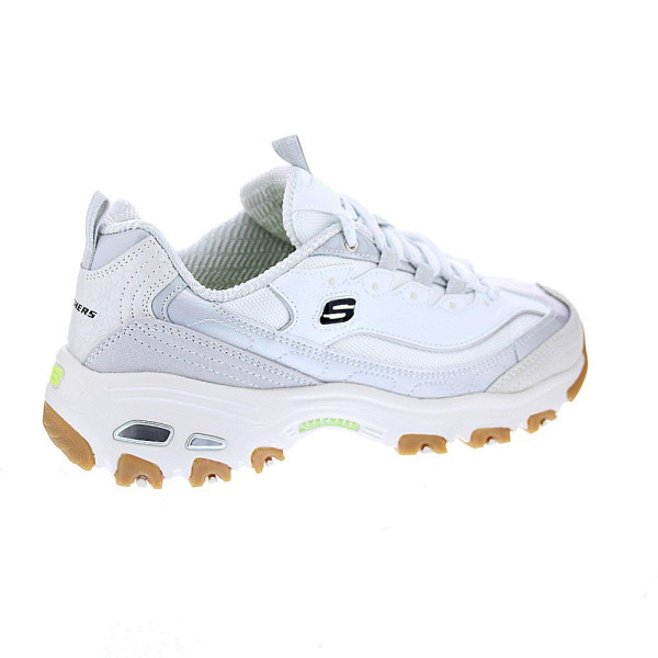 Zapatillas Skechers zapatos Mujer modelo D'Lites Dazzling Shine Blanco Cordón
