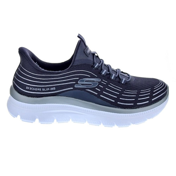 Zapatillas Skechers zapatos Mujer modelo Slip-ins Summits Plus Azul Elástico