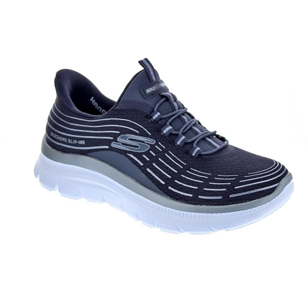 Zapatillas Skechers zapatos Mujer modelo Slip-ins Summits Plus Azul Elástico