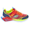 Zapatillas Skechers zapatos Niño modelo Luces Tri Namics 2.0 Rojo Velcro