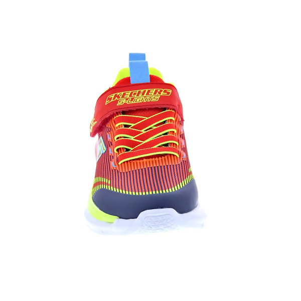 Zapatillas Skechers zapatos Niño modelo Luces Tri Namics 2.0 Rojo Velcro