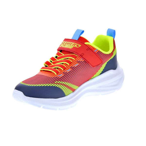 Zapatillas Skechers zapatos Niño modelo Luces Tri Namics 2.0 Rojo Velcro