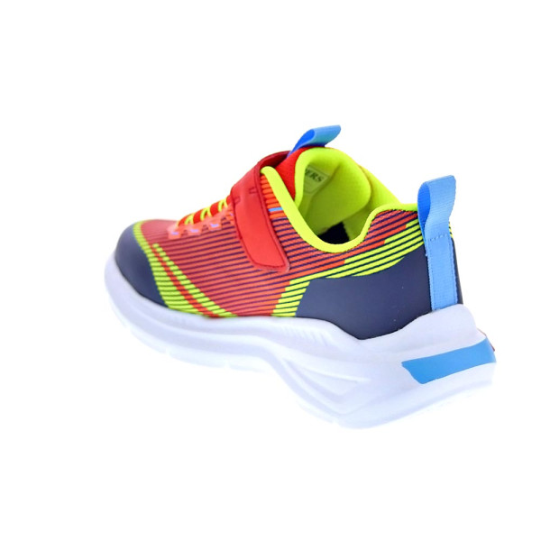 Zapatillas Skechers zapatos Niño modelo Luces Tri Namics 2.0 Rojo Velcro