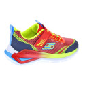 Zapatillas Skechers zapatos Niño modelo Luces Tri Namics 2.0 Rojo Velcro