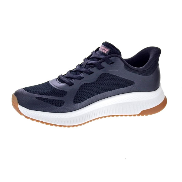 Zapatillas Skechers zapatos Mujer modelo Slip-ins Bobs Squad Negro Elástico