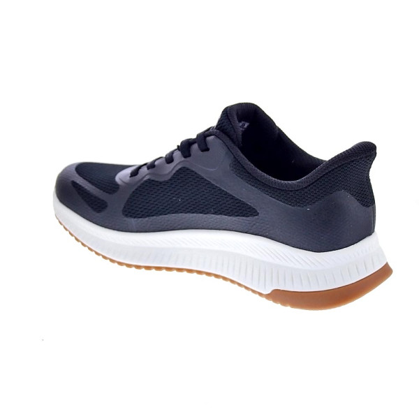 Zapatillas Skechers zapatos Mujer modelo Slip-ins Bobs Squad Negro Elástico