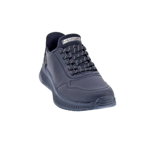 Zapatillas Skechers zapatos Mujer modelo Slip-ins Bobs Squad Negro Elástico