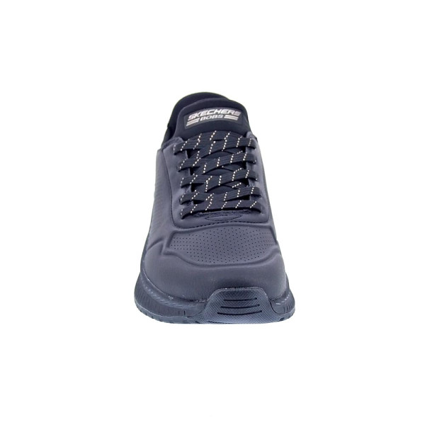 Zapatillas Skechers zapatos Mujer modelo Slip-ins Bobs Squad Negro Elástico