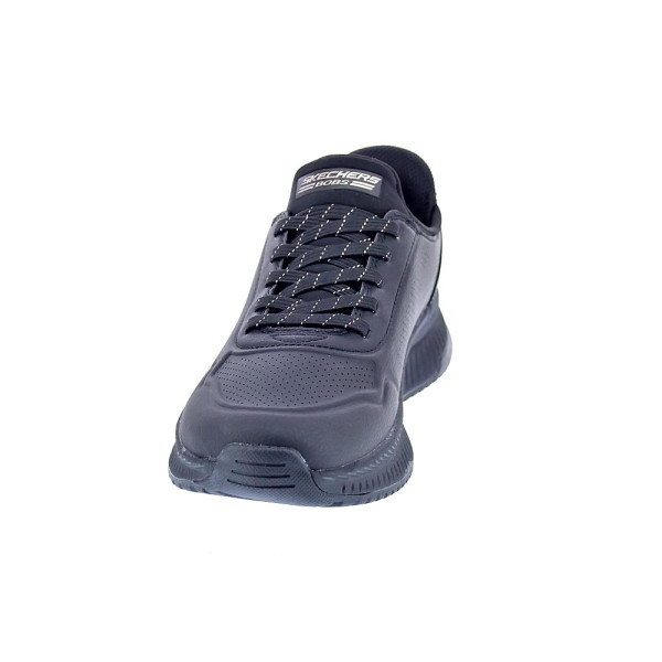 Zapatillas Skechers zapatos Mujer modelo Slip-ins Bobs Squad Negro Elástico