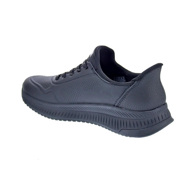 Zapatillas Skechers zapatos Mujer modelo Slip-ins Bobs Squad Negro Elástico