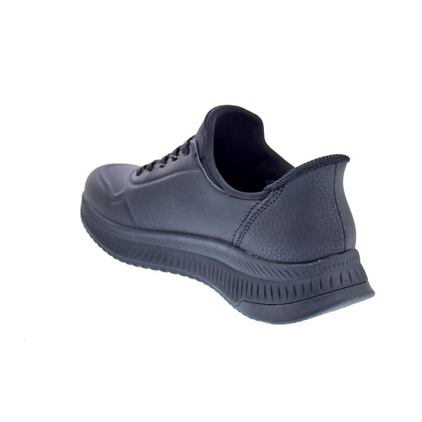 Zapatillas Skechers zapatos Mujer modelo Slip-ins Bobs Squad Negro Elástico