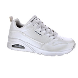 Zapatillas Skechers zapatos Mujer modelo Uno Galactic Gal Blanco Cordón 2