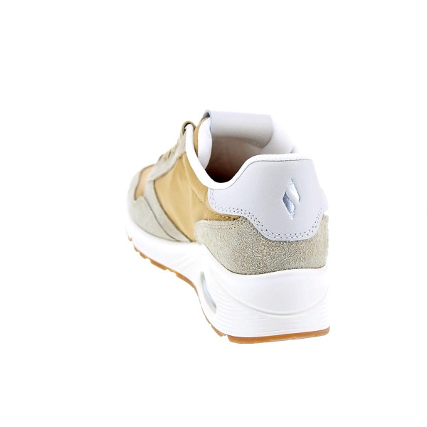 Zapatillas Skechers zapatos Mujer modelo Uno Vintage Dayz Beige Cordón