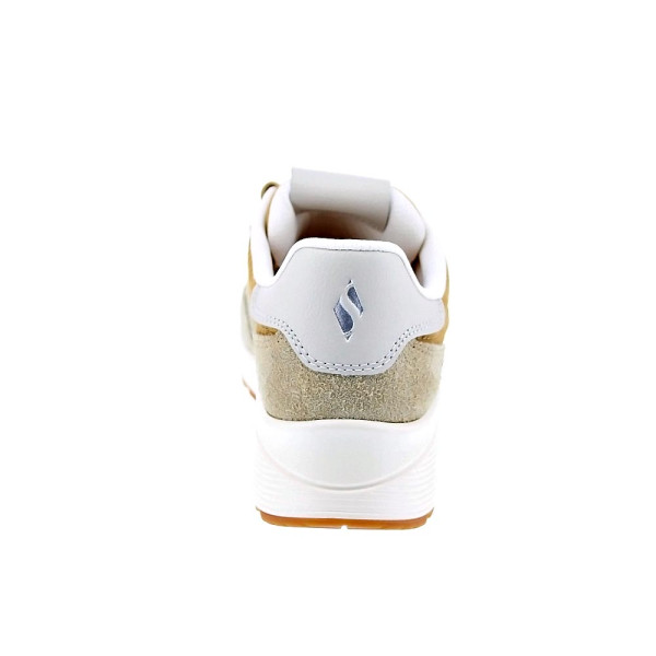 Zapatillas Skechers zapatos Mujer modelo Uno Vintage Dayz Beige Cordón