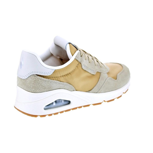 Zapatillas Skechers zapatos Mujer modelo Uno Vintage Dayz Beige Cordón