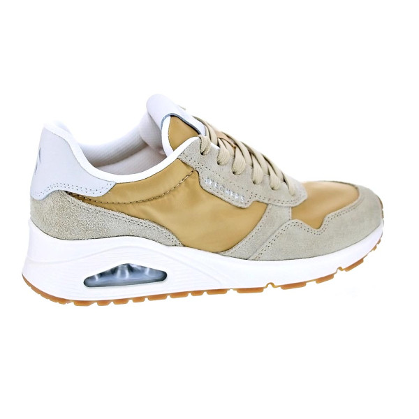 Zapatillas Skechers zapatos Mujer modelo Uno Vintage Dayz Beige Cordón