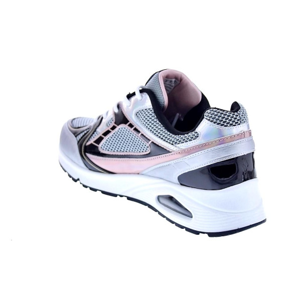 Zapatillas Skechers zapatos Mujer modelo Uno Gen 1 Platinum Flash Plata Cordón