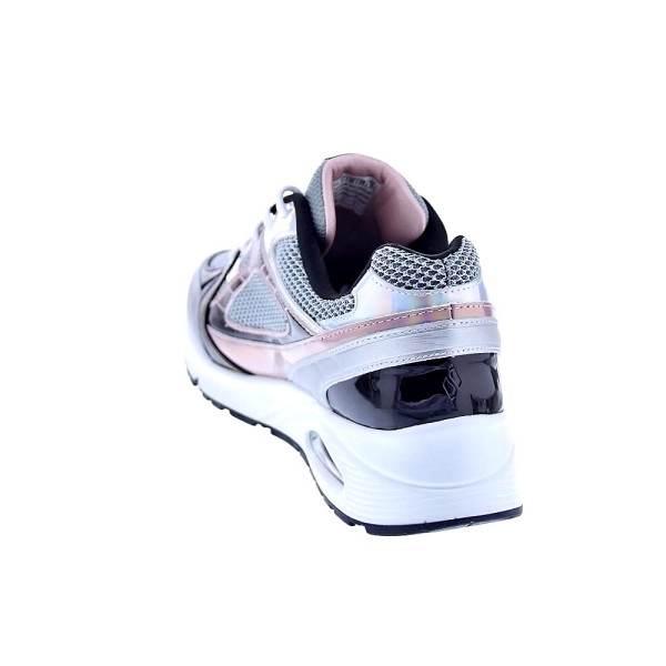 Zapatillas Skechers zapatos Mujer modelo Uno Gen 1 Platinum Flash Plata Cordón