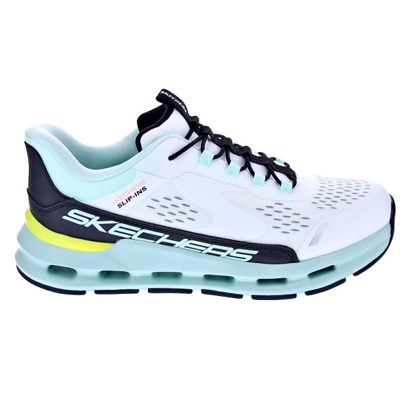 Zapatillas Skechers zapatos Mujer modelo Slip-ins Glide Step Blanco Elástico