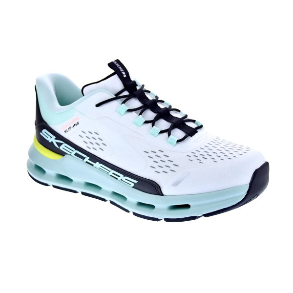 Zapatillas Skechers zapatos Mujer modelo Slip-ins Glide Step Blanco Elástico