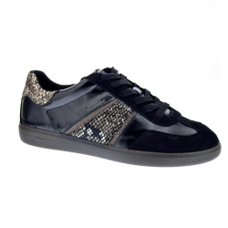 Zapatillas Tamaris zapatos Mujer modelo 23624 Negro Cordón 2