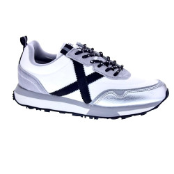 Zapatillas Munich zapatos Mujer modelo Next 19 Blanco Cordón 2