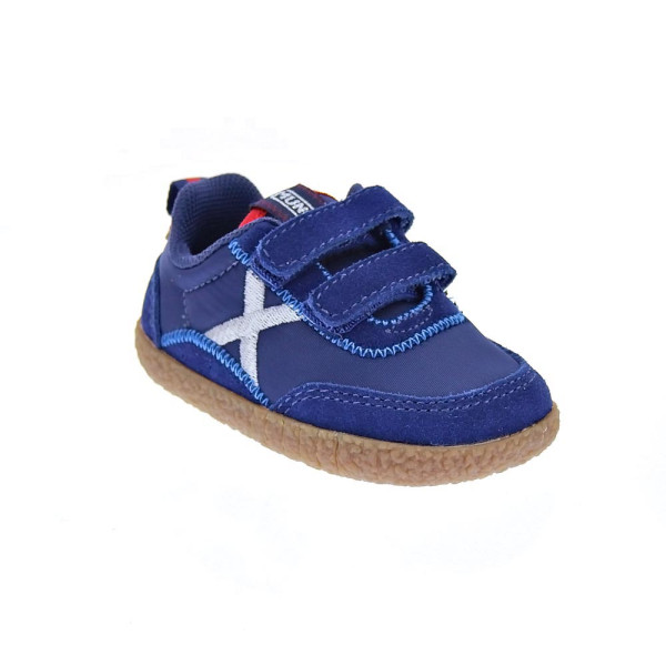 Zapatillas Munich zapatos Niño modelo Baby Koda 19 Azul Velcro
