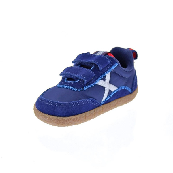 Zapatillas Munich zapatos Niño modelo Baby Koda 19 Azul Velcro