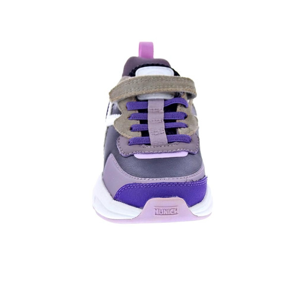 Zapatillas Munich zapatos Niño modelo Mini Track Vco 111 Violeta Velcro
