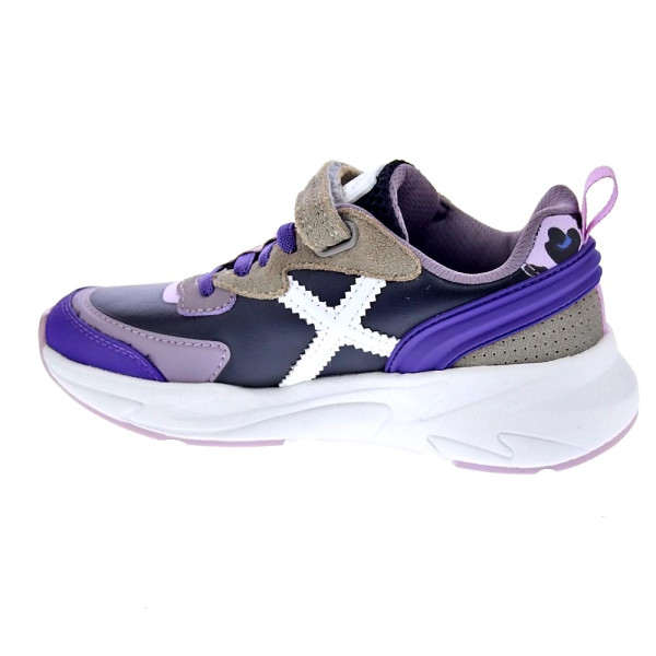 Zapatillas Munich zapatos Niño modelo Mini Track Vco 111 Violeta Velcro