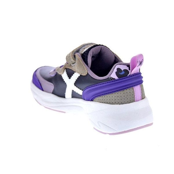 Zapatillas Munich zapatos Niño modelo Mini Track Vco 111 Violeta Velcro