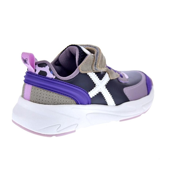 Zapatillas Munich zapatos Niño modelo Mini Track Vco 111 Violeta Velcro