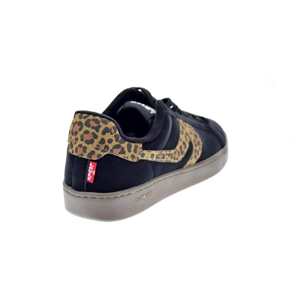 Zapatillas Levis zapatos Niña modelo Swift Jr Negro Cordón