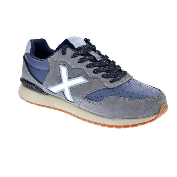 Zapatillas Munich zapatos Hombre modelo Dash Premium 258 Gris Cordón