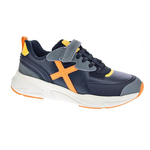 Zapatillas Munich zapatos Niño modelo Mini Track Vco 113 Negro Velcro