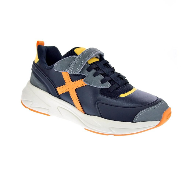 Zapatillas Munich zapatos Niño modelo Mini Track Vco 113 Negro Velcro