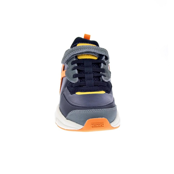 Zapatillas Munich zapatos Niño modelo Mini Track Vco 113 Negro Velcro