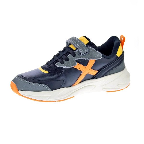 Zapatillas Munich zapatos Niño modelo Mini Track Vco 113 Negro Velcro