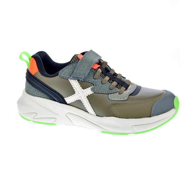 Zapatillas Munich zapatos Niño modelo Mini Track Vco 115 Verde Velcro