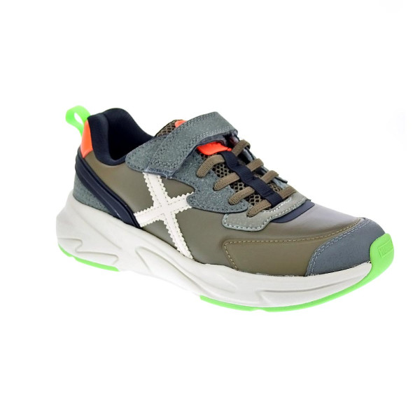 Zapatillas Munich zapatos Niño modelo Mini Track Vco 115 Verde Velcro