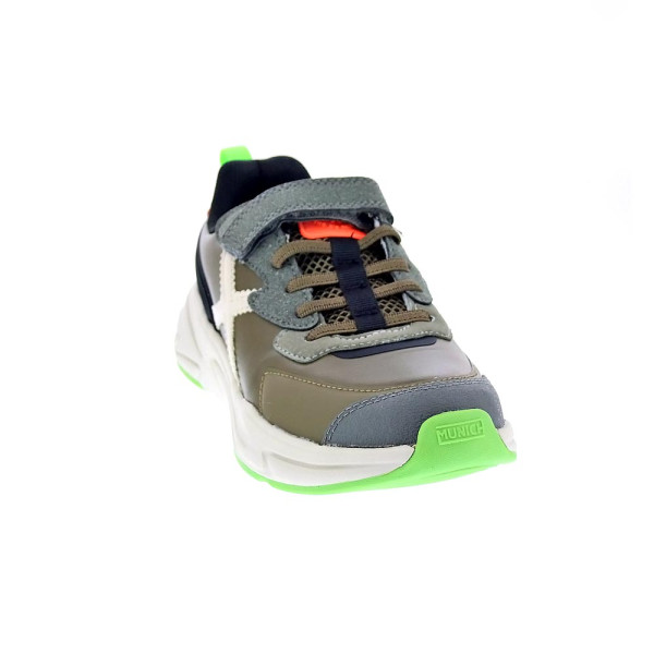 Zapatillas Munich zapatos Niño modelo Mini Track Vco 115 Verde Velcro