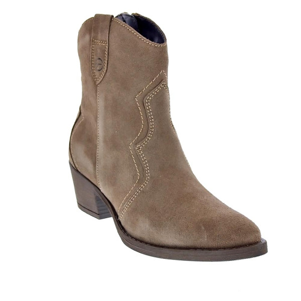 Botines Tamaris zapatos Mujer modelo 25702 Beige Cremallera