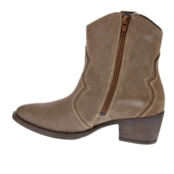 Botines Tamaris zapatos Mujer modelo 25702 Beige Cremallera