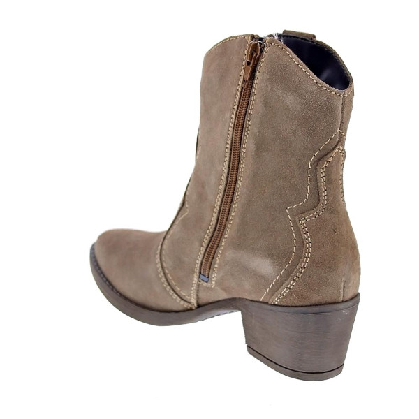 Botines Tamaris zapatos Mujer modelo 25702 Beige Cremallera