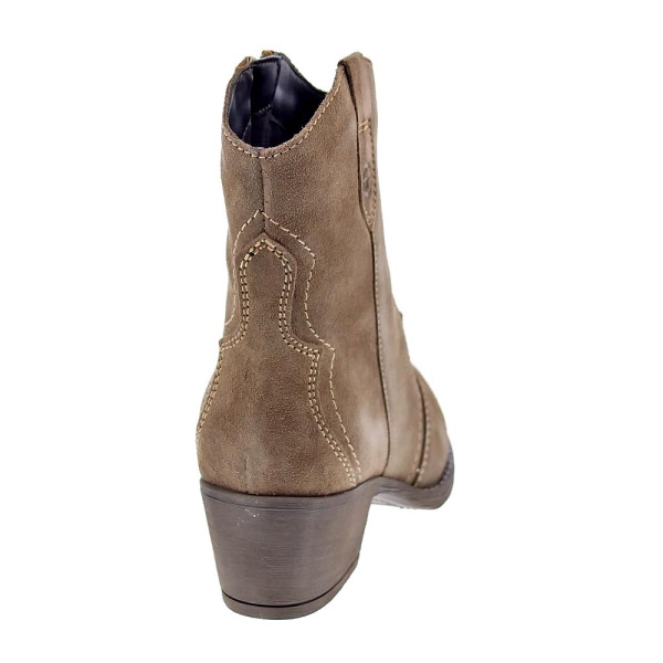 Botines Tamaris zapatos Mujer modelo 25702 Beige Cremallera